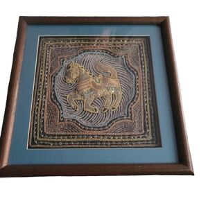 RARE! Framed tapestry